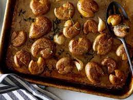 Crispiest Ever Potatoes Recipe Food Network Recipes Recipes Thanksgiving Recipes Side Dishes