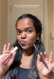 “My go-to lip combo 💖” #fyp #trending #tamil #toronto #foryoupage #foryou  #hair #transitio #makeup #getreadywithme #hairstyle #zyxbca #lipcombo @Rare  Beauty @maccosmetics