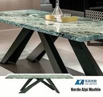 ‫تنسيق المساحات مع طاولات Verde Alpi الرخامية - أخبار‬‎