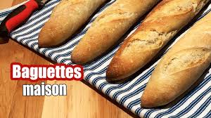 Pain Baguette Maison Facile Et Sans Machine Youtube