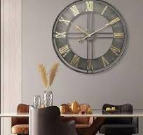 Non Ticking Battery Wall Clock Kesin 14 Inch Silent Non-Ticking Wall Clock  - Solid Pine Wood, Retro Design For Living Room, Kitchen, Bedroom Analog ...