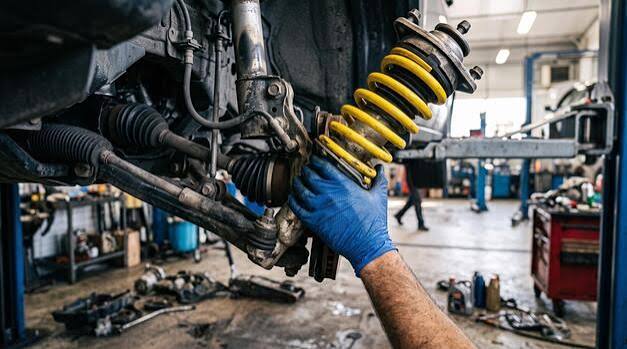 Professional vehicle suspension repair service