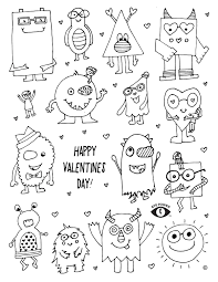 Free Valentines Coloring Page Printable Eye Power Kids Wear Printable Valentines Coloring Pages Valentine Coloring Pages Valentine Coloring
