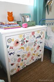 15 Minute Ikea Dresser Hack Wallpaper Covered Dresser Ikea Dresser Hack Furniture Diy Wallpaper Furniture