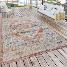 Die wohl beliebteste farbe, wenn es um teppiche t. Outdoor Teppich Kuchenteppich Balkon Terrasse Vintage Oriental Muster Rot Beige Kaufen Bei Diva Teppich Center