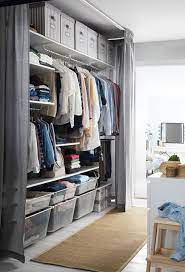 30 Simple And Modern Open Closet Ideas For Your Bedroom Home Design And Interior Small Space Storage Bedroom Storage Solutions Bedroom Small Closet Space