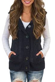 Cable knit hoodie sweater thick hand knitted pullover designer mohair jumper supertanya. Women Black Cable Knit Hooded Sweater Vest Sweater Vest Women Sweater Vest Hooded Sweater