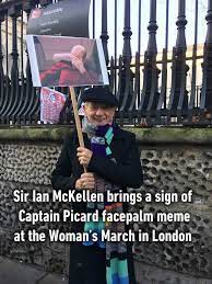 Maybe you would like to learn more about one of these? 9gag On Twitter I Hope We Can See Sir Patrick Stewart Holding A Gandalf Sign Next Time Https T Co Bqzbayguo2 Womensmarch