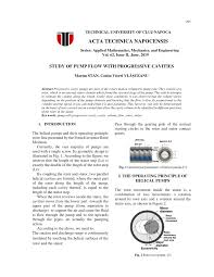 Due to recent microsoft and google updates, users of chrome, edge, and internet explorer may need to clear their cache before logging in to ess/css. Pdf Acta Technica Napocensis Study Of Pump Flow With Progressive Cavities