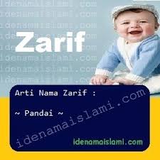 Lihat senarai nama anak lelaki huruf a di sini. Ini Arti Nama Zarif Dalam Islam Idenamaislami Com