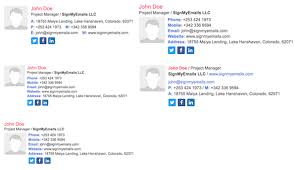 Free email signature generator for apple mail. Html Email Signature Generator Create Email Signature Signmyemails Com