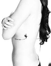 Rib cage tattoos are easy to conceal, but so much fun to show off, especially when the weather gets warm in the summertime. 93 Beautiful Rib Cage Tattoos Ideas For Girls Ribcage Tattoo Small Remembrance Tattoos Remembrance Tattoos