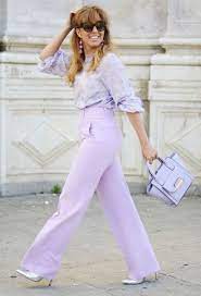 Livraison gratuite en magasin ! My Outfit With My Violet Pants Of Zara Classic Style Outfits Pretty Outfits Colorful Fashion
