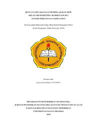3.2 menganalisis gerak lurus, pengaruh gaya terhadap gerak berdasarkan hukum newton, dan penerapannya pada gerak benda dan gerak makhluk 2. Rpp Persamaan Garis Lurus 1