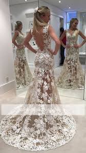 This can be proved by our previous. Sexy Sheer Mermaid Wedding Dresses Lace Open Back Bridal Gowns Babyonlinedress Com