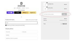 You must purchase at least $50 worth of amazon gift cards by 31 july 2021 to receive the $10 promotional deal with the above promo code. Where Do I Enter My Discount Promo Code Or E Gift Card Overtime