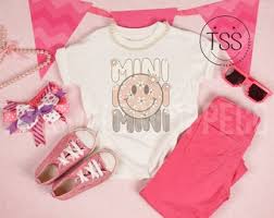 Camiseta retro Mama Mini Png mamá y mini png cara sonriente mama mini png a  juego descarga digital diseños de camisetas feliz día de la madre mamá  floral