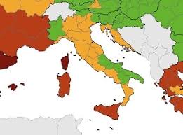 Le mappe politiche ci permettono. Covid Sicilia E Sardegna Tornano Rosse Nella Mappa Dell Ecdc Rai News