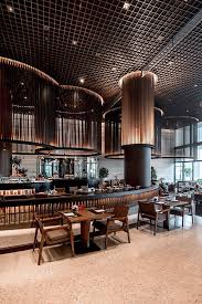 Hilton Hotel Busan Skm Architects Bar Design Restaurant Hotel Interiors Restaurant Design