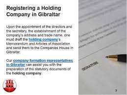 Holding Company In Gibraltar