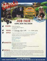 Saturday, october 2, 2010 8 a.m. Job Fair Employment Opportunities Clark S Bears