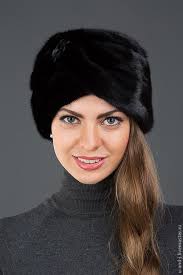 как сшить шапку из меха своими руками и выкройки Mehovaya Shapka Chalma Iz Norki Chernaya Kupit Na Yarmarke Masterov 2nxkhru Shapki Moskva Mehovye Shapki Vintazhnye Shlyapy Shapka