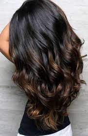 20 Trending Black Hairstyles For Women Black Hair With Highlights Long Hair Styles Brown Hair Colors