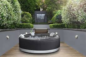Whirlpool aufblasbar test & vergleich. Outdoor Whirlpool Sprudelbad Monza 204 X 204 Cm Aufblasbar