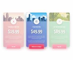Css Price Table Cards Fribly Web Design Pricing Web Design Tips Web Design Websites