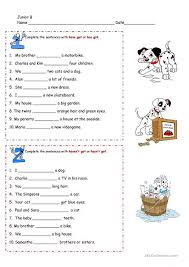 Have Got English Esl Worksheets For Distance Learning And Physical Classrooms In 2020 English Grammar English Grammar Worksheets English Grammar For Kids