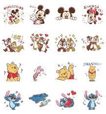 Here's how i can print for free or super cheap with it. Line Stickers Disney X Line Commemorative Stickers Free Download