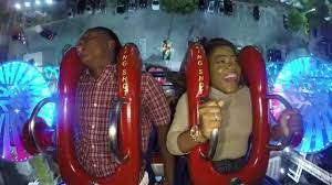 Girlfriend has lots of fun on slingshot ride. Man Cries On Slingshot Ride Jukin Media Inc