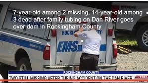 Body of 7-year-old found after group of 9 tubers goes over North Carolina  dam