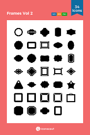 141 transparent png illustrations and cipart matching package icon. Download Frames Vol 2 Icon Pack Available In Svg Png Eps Ai Icon Fonts Icon Pack Icon Font Icon