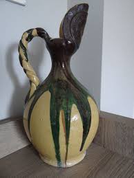 Tres Ancienne Jarre A Large Anse Et Bec Effile En Terre Etsy Poterie Vase Jarre En Terre Cuite