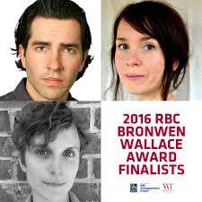 And the 2016 RBC Bronwen Wallace Award for Emerging Writers finalists  are... bit.ly/1TQqcID • Brendan Bowles for “Wyatt Thurst” "the electrifying  and compulsively readable narrative whip-snaps like your spine