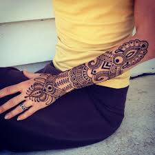 This mehendi design goes well with a red suit and red nail polish. Untitled Henna Sleeve Henna Tattoo Designs Henna Designs
