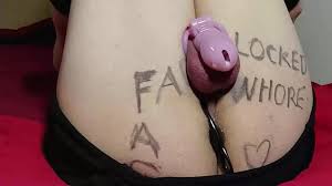 Sissy chastity orgasm sissygasm