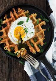 If you don't have a mandolin, use a ridged cheese knife instead. Loaded Potato Waffles With A Crispy Fried Egg Seasons And Suppers