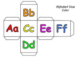 Digital alphabet letter dice roll. Alphabet Dice Craft By 123 Kiddos Teachers Pay Teachers