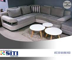 Proizvodnja i salon nameštaja siti furniture. Ugaona Garnitura Perfekta Lux Je Namestaj Siti Grabovac Facebook