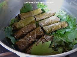 Feuille De Vigne Farcie A La Grec Ou Dolmas Cuisine Gourmande De Carmencita Feuille De Vigne Farcie Recettes De Cuisine Cuisine Gourmande