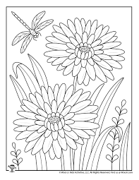 Search through 623,989 free printable colorings at getcolorings. Dahlias And Dragonfly Adult Coloring Page Woo Jr Kids Activities
