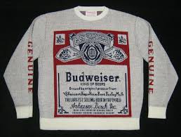Vintage 80 S The Budweiser Sweater Anheuser Busch King Of Beers Sweater Xl