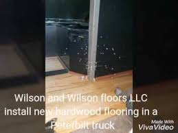 New trucks & trailers for sale beltsville md 20705 capitol custom trailers & coaches Wilsonfloors Install Real Hardwood Flooring In A Peterbilt Truck Youtube