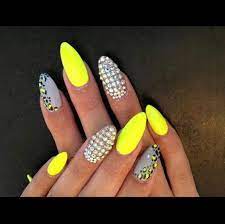 Fluor Nails Unas De Gel Bonitas Unas Acrilicas De Colores Unas Fluorescentes
