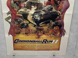 1984 Cannonball Run II Original 1SH Movie Poster 27 x 41 Burt Reynolds —  TvMovieCards.com