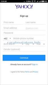 9 Langkah Contoh Mendaftar E Mail Yahoo Dengan Aplikasi Yahoo Mail Indonesia Aplikasi