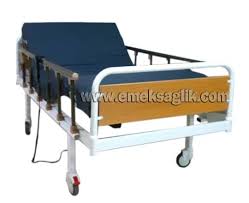 2 Motorlu Tabanca Korkuluklu Hasta Karyolasi Tabancalar Yatak Evler