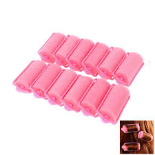 New Professional 12 Pcs Curler Hairdressing Tool Soft Diy Sponge Hair Styling Foam Hair Rollers Pink Color Styling Tool Bigudi Parikmaherskaya Rozovyj